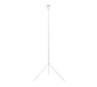 PRENDELUZ Cadre sur pied pour salon, série Imola, couleur blanche, base 1 x E27, dimensions 130 x 55 x 55 cm, idéal pour l'éclairage et la décoration intérieure.