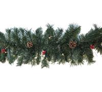 PRENDELUZ Décoration de Noël - Guirlande lumineuse LED en forme d'ananas et boules de 180 cm, idéale pour décorer votre maison lors de fêtes.