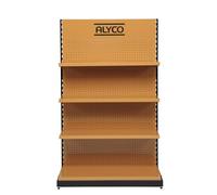 PRENDELUZ Gondole Double 1000 x 840 x 1600 mm avec Haute capacité de Charge, idéale pour Exposer des Produits dans Les magasins et maximiser l'espace.