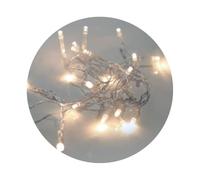 PRENDELUZ Guirlande lumineuse à LED, longueur 0,9 m, couleur argent, protection IP20, idéale pour la décoration intérieure.