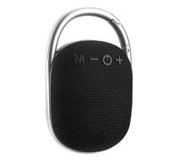 PRENDELUZ Mini Enceinte Noire Portable avec Crochet, Bluetooth, lumières LED, USB