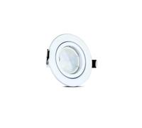 PRENDELUZ Pack de 3 Aros empotrables LED Con bombilla dicroica 5w - Foco LED empotrable Pack 3 ojos de buey LED (Luz Cálida)…