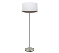 PRENDELUZ Pied de salon Tatiana, en finition nickel et blanc rouille, avec des dimensions de 162 x 40 x 40 cm. Idéal pour apporter une touche moderne et élégante à votre espace.