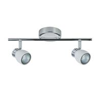 PRENDELUZ Réglette LED 2 x GU10 blanche 14 x 36,5 x 10 cm - Éclairage efficace pour les espaces intérieurs, idéal pour les maisons et les bureaux.