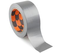 PRENDELUZ Ruban adhésif compact 25 m x 50 mm argenté, résistant et polyvalent pour réparations, travaux manuels et fixations.