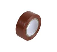 PRENDELUZ Ruban isolant marron, 25 m de long x 25 mm de large, isolation électrique sûre et durable