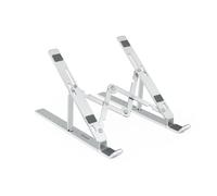 PRENDELUZ Support élévateur Pliable en Aluminium Portable avec Hauteur réglable, idéal pour l'ergonomie dans Les Bureaux et Les ateliers.