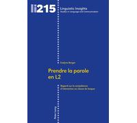 Prendre la parole en L2 – Regard sur la compétence d'interaction en classe de langue