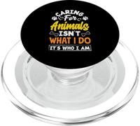 Prendre Soin des Animaux Activiste des Droits des Animaux Chiens de Sauvetage PopSockets PopGrip pour MagSafe