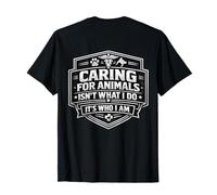 Prendre Soin des Animaux n'est Pas ce Que Je Fais C'est Qui Je suis vétérinaire T-Shirt