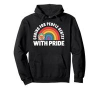 Prendre Soin des Gens en Douceur avec Pride Rainbow Caregiver LGBTQ Sweat à Capuche