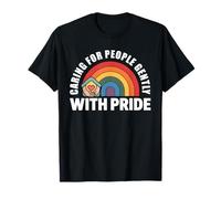 Prendre Soin des Gens en Douceur avec Pride Rainbow Caregiver LGBTQ T-Shirt