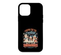 Prendre Soin des Petits Snowmies Les Plus Cool infirmière Noël Coque pour iPhone 12 Mini