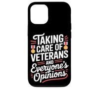 Prendre soin des vétérans et des opinions de tout le monde VA Nurse Coque pour iPhone 12/12 Pro