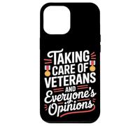 Prendre soin des vétérans et des opinions de tout le monde VA Nurse Coque pour iPhone 12 Pro Max