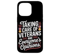Prendre soin des vétérans et des opinions de tout le monde VA Nurse Coque pour iPhone 14 Pro Max