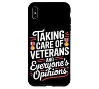 Prendre soin des vétérans et des opinions de tout le monde VA Nurse Coque pour iPhone XS Max