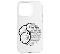 Prends mon joug sur toi Matthieu 11, verset 29 Coque pour iPhone 15 Pro Max