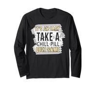 Prends Une Pause Amusant Jeu Quiz Cerveau Manche Longue