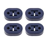 Prends universels 4pcs | Hangage de silencieux en silicium bleu robuste | ID de 12 mm (1/2 '') pour la voiture/camion/SUV | 73 mm de longueur, réduction des vibrations