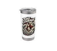 Prenez Courage, C'est Moi. N'ayez Pas Peur Gobelet isotherme en acier inoxydable double paroi