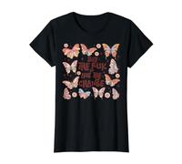 Prenez des Risques pour Changer Votre Vie T-Shirt Graphique avec Valeur, Femme, Noir, L