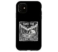 Prenez la Route panoramique du Camping en Plein air passionné de Nature Coque pour iPhone 11