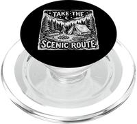 Prenez la Route panoramique du Camping en Plein air passionné de Nature PopSockets PopGrip pour MagSafe