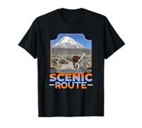 Prenez la Route panoramique - Llama Snow Mountain T-Shirt
