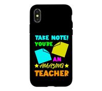 Prenez Note! Vous êtes Un Enseignant Incroyable appréciation Gratitude Coque pour iPhone X/XS