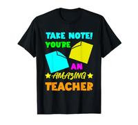 Prenez Note! Vous êtes Un Enseignant Incroyable appréciation Gratitude T-Shirt Graphique avec Valeur