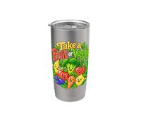 Prenez un fruit ou un légume pour manger sainement Gobelet isotherme en acier inoxydable double paroi