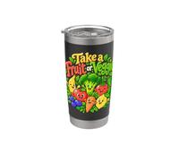 Prenez un fruit ou un légume pour manger sainement Gobelet isotherme en acier inoxydable double paroi