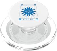 Prenez Votre Temps - Do It Right (Yoga Lotus Boho Graphic) PopSockets PopGrip pour MagSafe