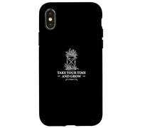 Prenez Votre Temps et développez Votre Amour Personnel Affirmation Minimaliste Coque pour iPhone X/XS