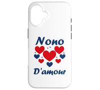 Prénom Arnaud Nono d'amour Bruno Surnom Nono Coque pour iPhone 16