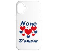 Prénom Arnaud Nono d'amour Bruno Surnom Nono Coque pour iPhone 16 Plus