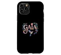 Prénom Floral Gaia personnalisé Fille réunion Mon Anniversaire Coque pour iPhone 11 Pro
