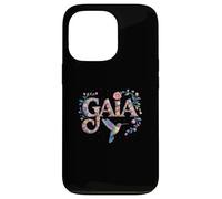 Prénom Floral Gaia personnalisé Fille réunion Mon Anniversaire Coque pour iPhone 13 Pro