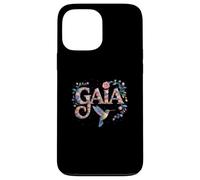 Prénom Floral Gaia personnalisé Fille réunion Mon Anniversaire Coque pour iPhone 13 Pro Max