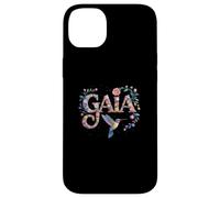 Prénom Floral Gaia personnalisé Fille réunion Mon Anniversaire Coque pour iPhone 14 Plus