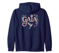 Prénom Floral Gaia personnalisé Fille réunion Mon Anniversaire Sweat à Capuche