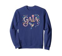 Prénom Floral Gaia personnalisé Fille réunion Mon Anniversaire Sweatshirt