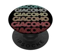 Prénom Giacomo Italien Garçon Italien Rétro Anniversaire Père PopSockets PopGrip Adhésif