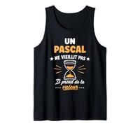 Prénom Humour Pascal ne vieillit Pas Drole Rigolo Pascal Débardeur