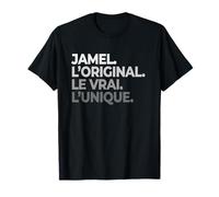 Prénom Jamel L'Original Le Vrai L'Unique Fête Des Pères T-Shirt