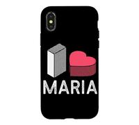Prénom personnalisé I Love Maria Coque pour iPhone X/XS