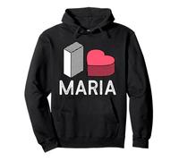 Prénom personnalisé I Love Maria Sweat à Capuche