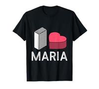 Prénom personnalisé I Love Maria T-Shirt