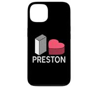 Prénom personnalisé I Love Preston Coque pour iPhone 13